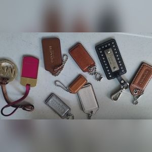 Coach Michael Kors Tignanello leather tags